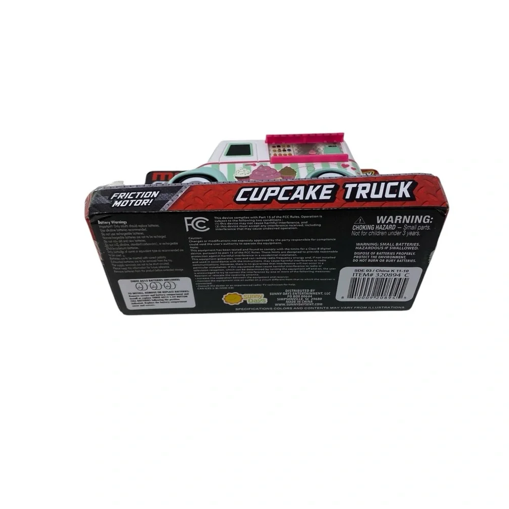 Maxx Action 5” Ice‎ Cream Truck Friction Motor Lights & Sounds, Rubber Tires NEW - Picture 6 of 6